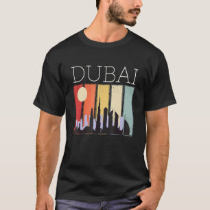 T-shirt Lever de soleil à Dubaï Burj Khalifa Émirats arabe