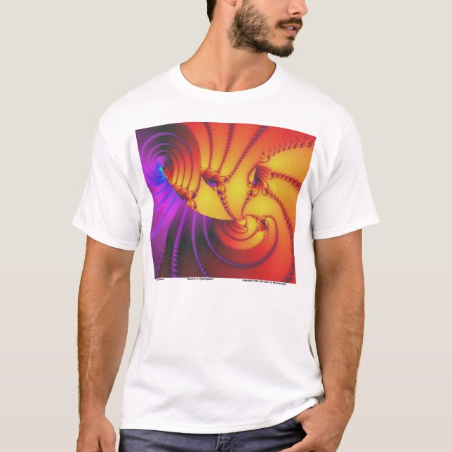 T-shirt Lever de soleil dans l'hyperespace (Devant)