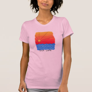 T-shirt Lever de soleil de lac torch