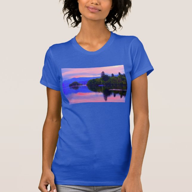 T-SHIRT LEVER DE SOLEIL - LAC WINDEMERE- R-U (Devant)
