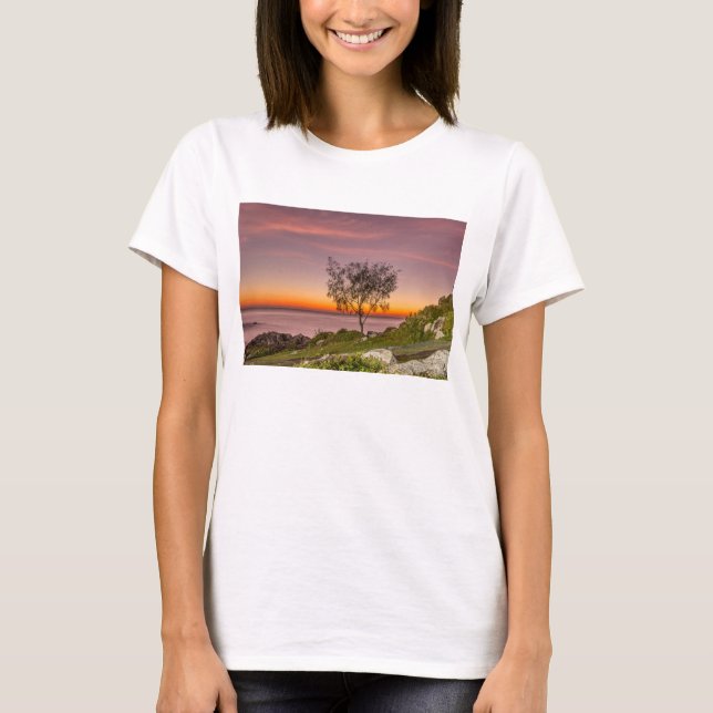 T-shirt Lever de soleil sur la plage Armação (Devant)