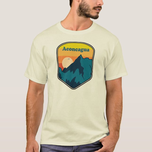 T-shirt Lever de soleil sur l'Aconcagua (Devant)