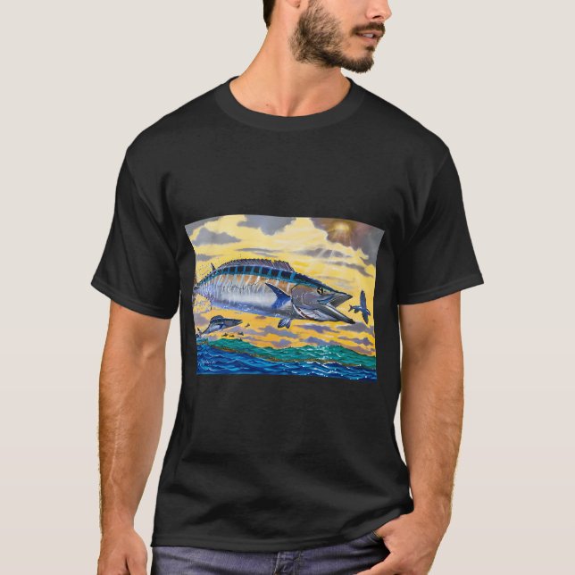 T-shirt lever du soleil wahoo (Devant)