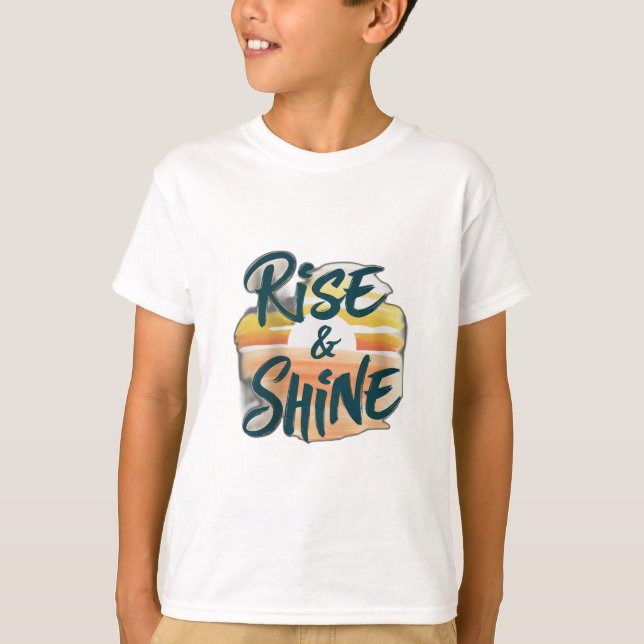 T-shirt "Lever et briller" (Devant)