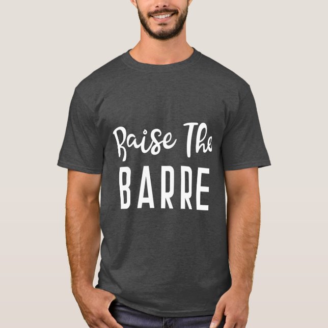 T-shirt Lever Le Barre Ballet Yoga Mens Fitness Femme (Devant)