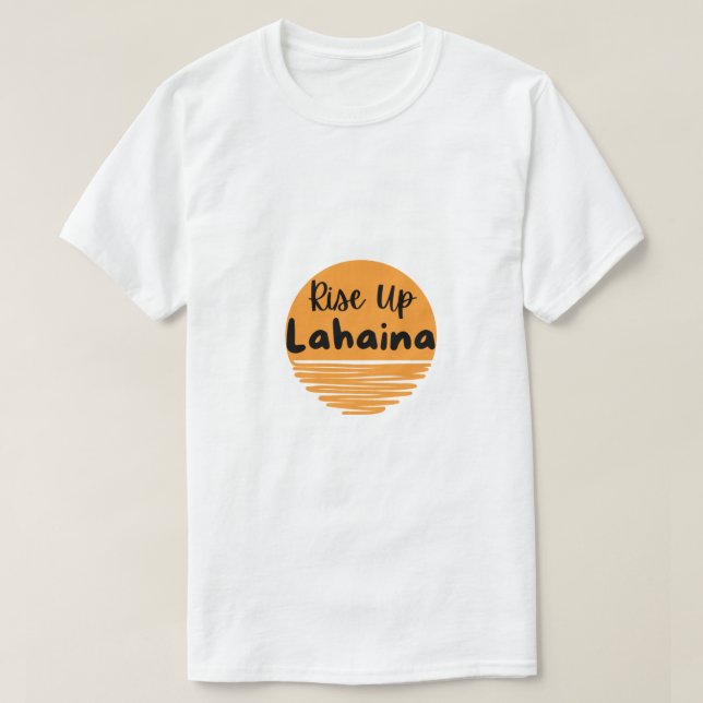 T-shirt Lever le soleil de Lahaina (Design devant)
