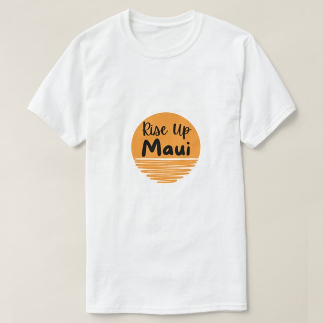 T-shirt Lever le soleil de Maui (Design devant)