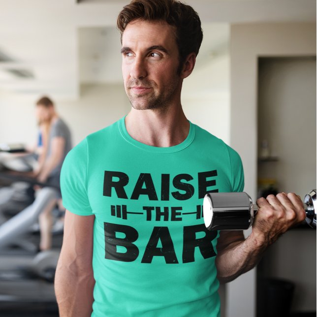T-shirt Levez La Barre (Morning workout routine of a handsome guy)