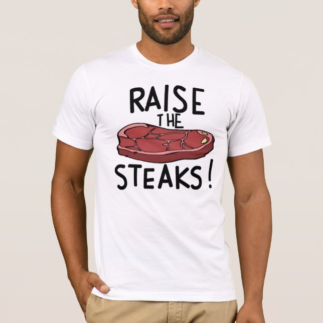 T-shirt Levez les Steaks ! (Devant)