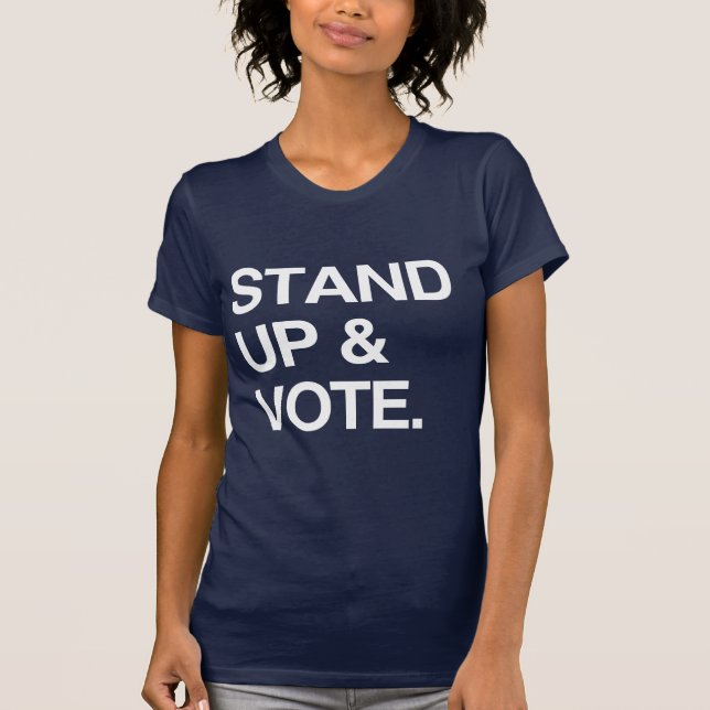 T-SHIRT LEVEZ-VOUS ET VOTEZ (Devant)
