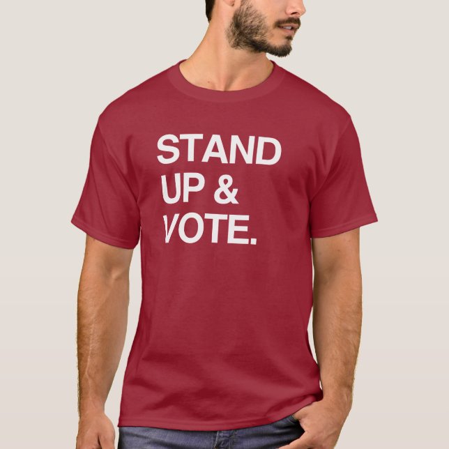 T-SHIRT LEVEZ-VOUS ET VOTEZ (Devant)