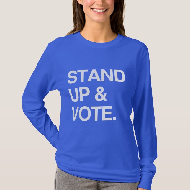 T-SHIRT LEVEZ-VOUS ET VOTEZ (Devant)
