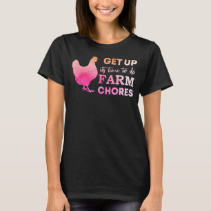 T-shirt levez-vous le temps de faire des travaux agricoles