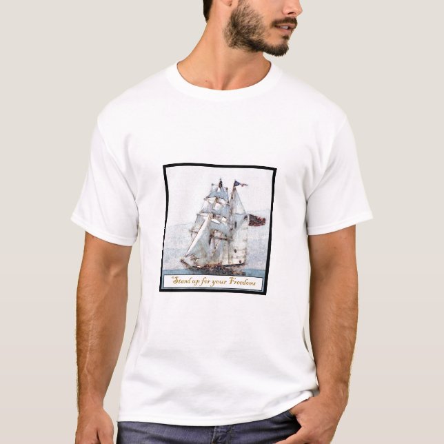 T-shirt Levez-vous pour vos libertés (Devant)
