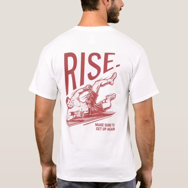 T-shirt Levez-vous. Tee Boxer (Dos)