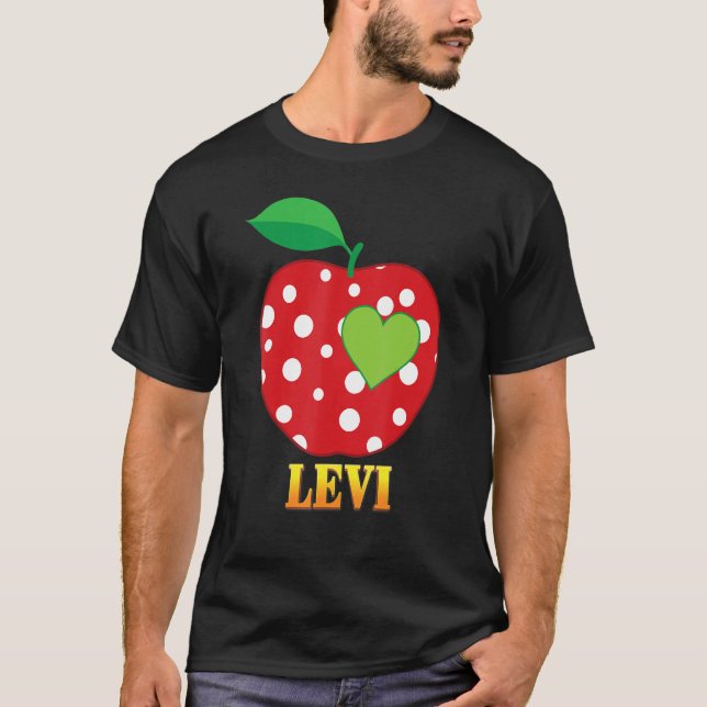 T-shirt Levi Love School Retourner À L'École Garçon Étudia (Devant)