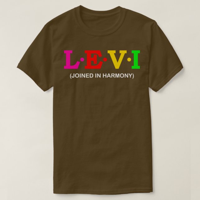 T-shirt Levi S'Est Rejoint En Harmonie 2 (Design devant)