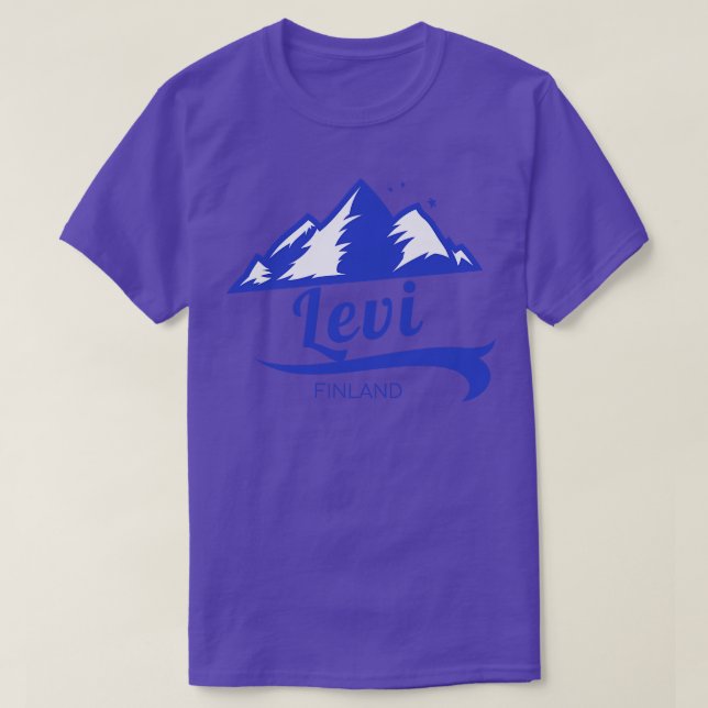 T-shirt Levi ski Finlande 1 (Design devant)