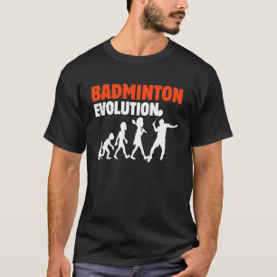 T-shirt L'évolution de Badminton