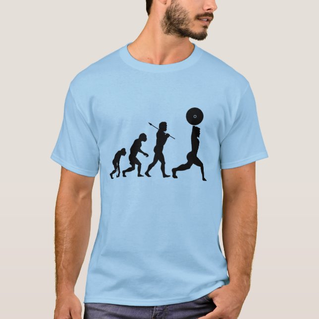 T-shirt L'évolution de l'homme (Devant)