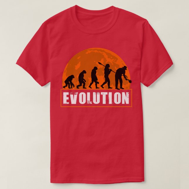 T-shirt L'évolution des agriculteurs humains Amusant l'évo (Design devant)