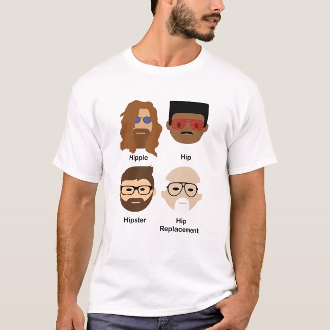 T-shirt L'évolution du hip (Devant)