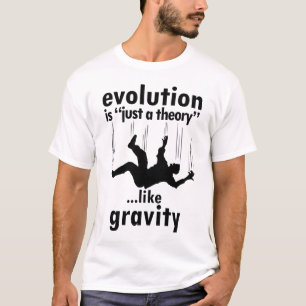 T-shirt L'évolution est juste une chemise d'hommes de