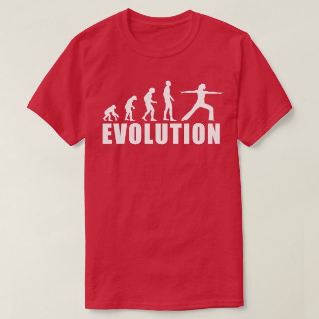 T-SHIRT L'ÉVOLUTION PILLES YOGA GIF (Design devant)