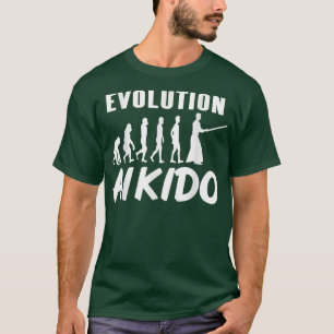 T-shirt L'évolution stupéfiante de l'Aikido Cool Designs T