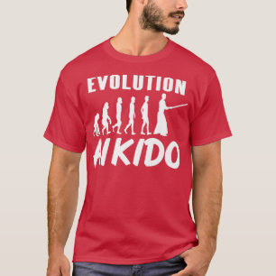 T-shirt L'évolution stupéfiante de l'Aikido Cool Designs T