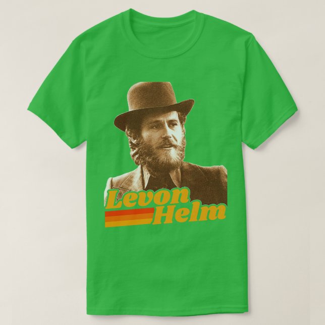 T-shirt Levon Helm The Dirt FanArt Hommage (Design devant)