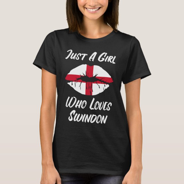 T-shirt Lèvres Bouche Amour Saint George's Cross Drapeau S (Devant)