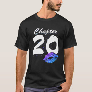 T-shirt Lèvres Chapitre 20 Ans 20E Anniversaire Cadeaux Po