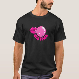 T-shirt Lèvres Chaudes Roses Quelque Soit Lipstick Embrass