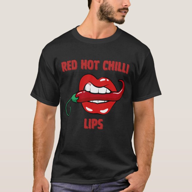 T-shirt Lèvres Chilli Chaudes (Devant)
