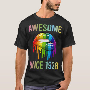 T-shirt Lèvres colorées - Magnifique depuis 1928