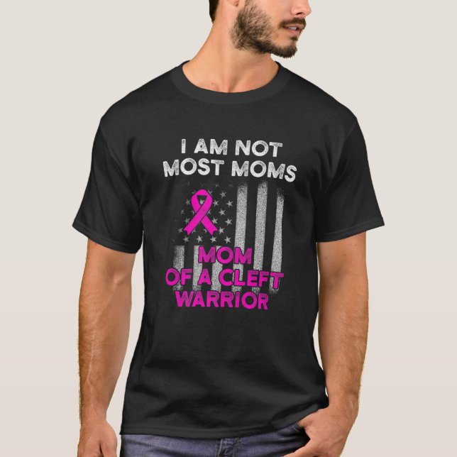 T-shirt Lèvres De Palate De Gauche La plupart des mamans S (Devant)