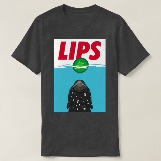 T-shirt Lèvres de poisson Pleco (Design devant)