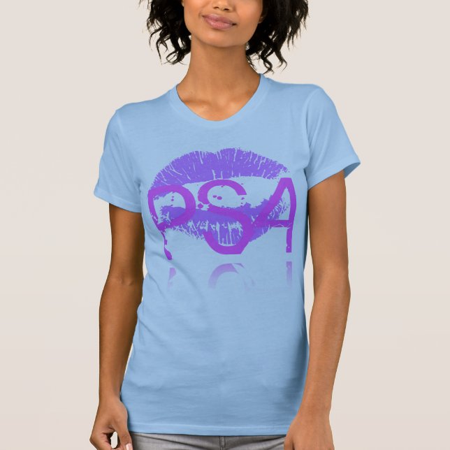 T-shirt LÈVRES de PSA (toilettes (Devant)