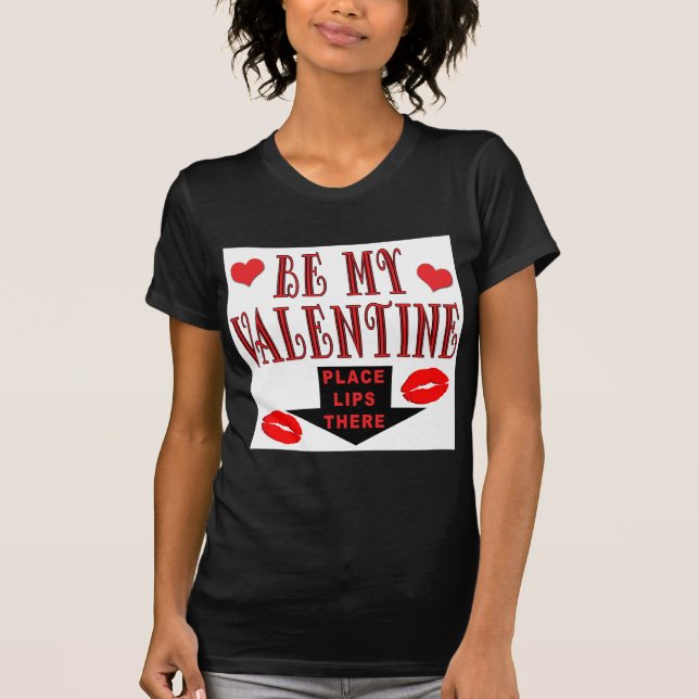 T-shirt Lèvres de Valentine (Devant)