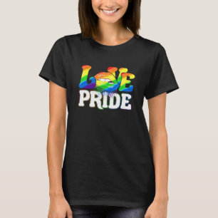 T-shirt Lèvres déchiquetantes Kiss Pride Lgbt Gay Love Les