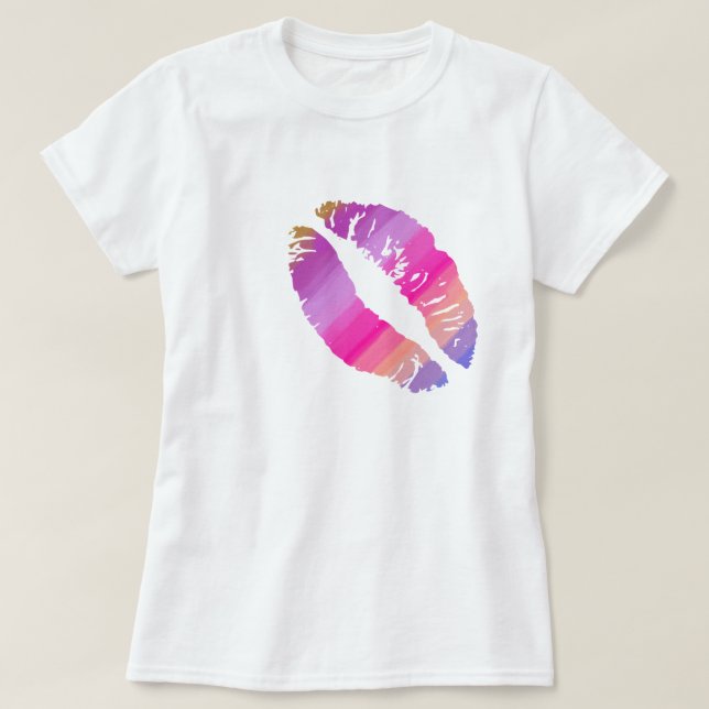 T-shirt Lèvres élégantes #5 (Design devant)