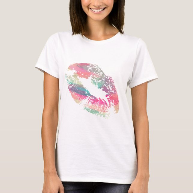 T-shirt Lèvres élégantes #8 (Devant)