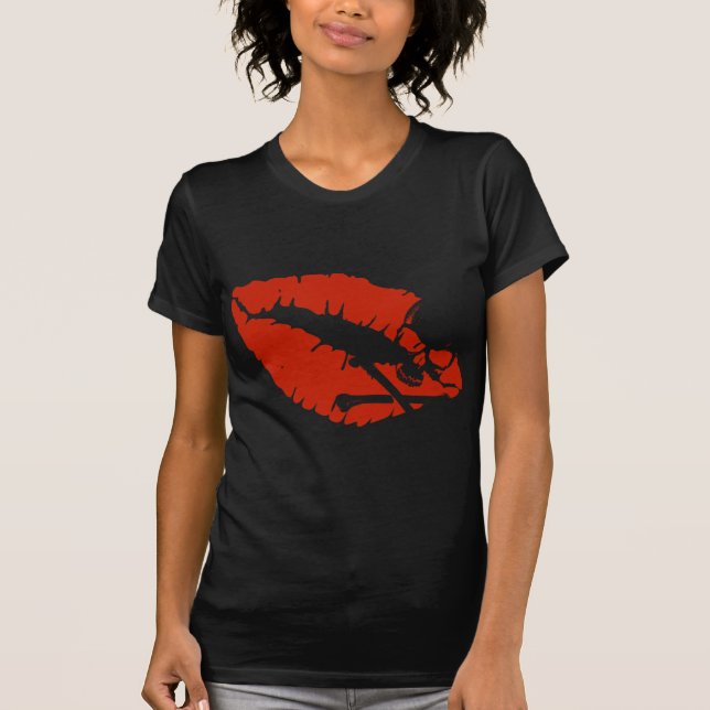 T-shirt lèvres empoisonnées (Devant)