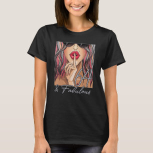 T-shirt Lèvres Fabuleux et 64 ans Africain 64e anniversair