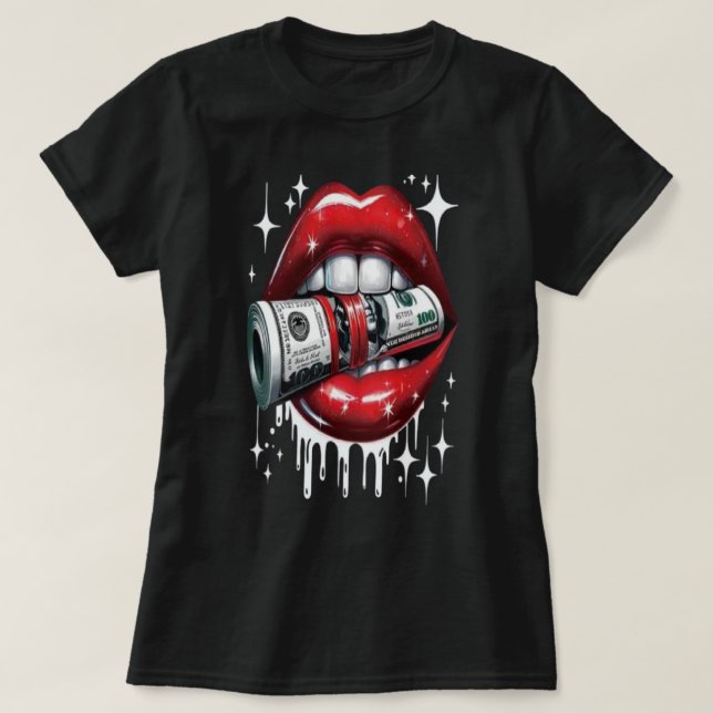 T-Shirt Lèvres & factures (Design devant)