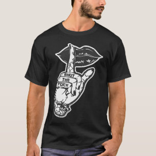 T-shirt Lèvres gothiques Punk avec tatouage dire