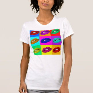 T-shirt Lèvres, lèvres, débardeur d'art de bruit de lèvres