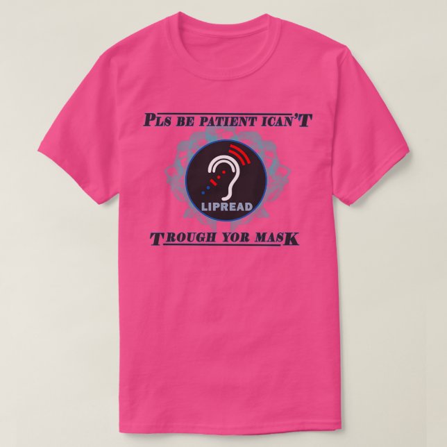 T-shirt Lèvres Lisez Dur (Design devant)