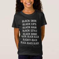 Lèvres noires pour la peau clous esprit Blackity n